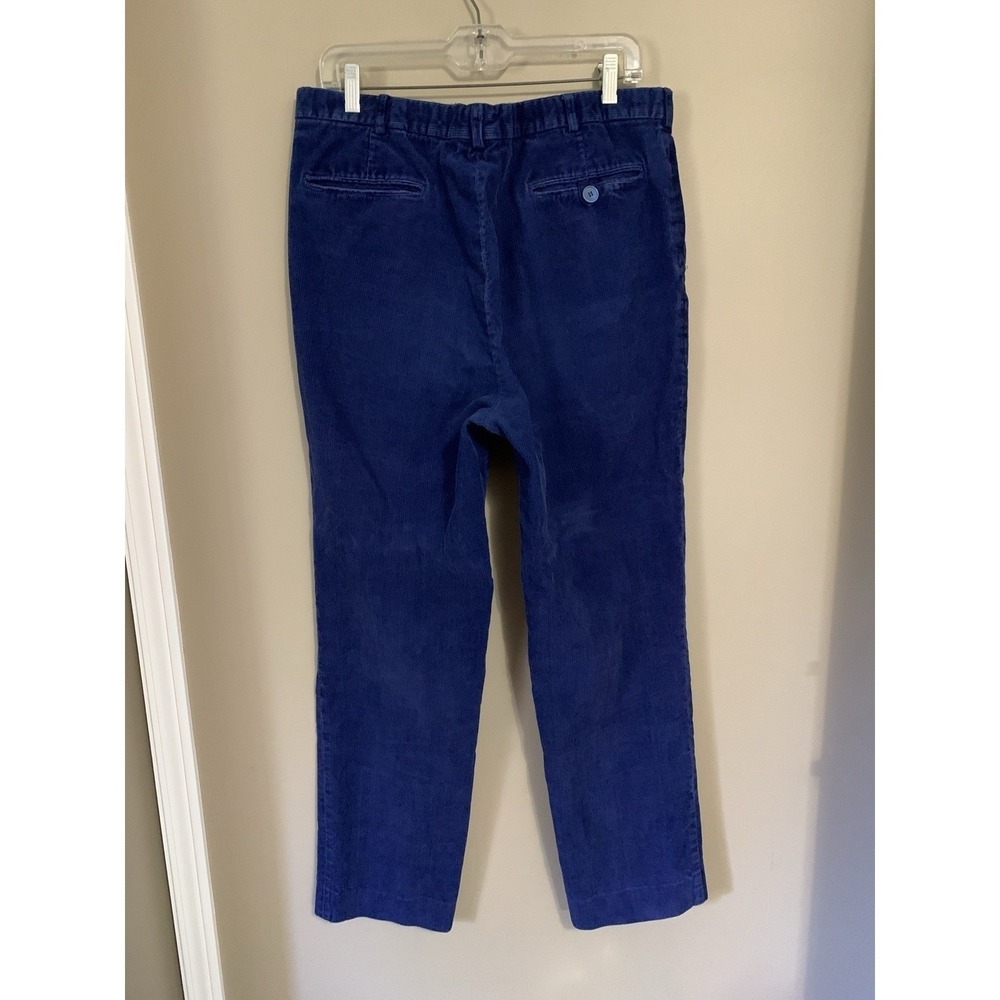 VTG Woolrich Men's Navy Corduroy Pants 34x29 Pleated Baggy Loose - Picture 5 of 16